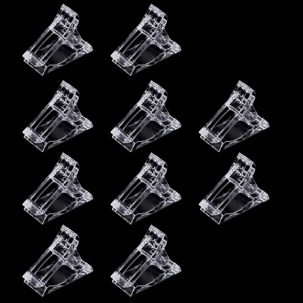 DRDS 10Pcs Nail Tips Clip for Quick Building Polygel nail forms Nail clips for polygel Finger Nail Extension UV LED Builder Clamps Manicure Nail Art Tool DRDS 10Pcs Nail Tips Clip for Quick Building Polygel nail forms Nail clips for polygel Finger Nail Extension UV LED Builder Clamps Manicure Nail Art Tool