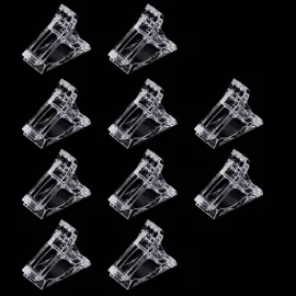 DRDS 10Pcs Nail Tips Clip for Quick Building Polygel nail forms Nail clips for polygel Finger Nail Extension UV LED Builder Clamps Manicure Nail Art Tool DRDS 10Pcs Nail Tips Clip for Quick Building Polygel nail forms Nail clips for polygel Finger Nail Extension UV LED Builder Clamps Manicure Nail Art Tool