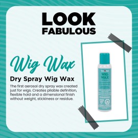 Tressallure TressTech Dry Spray Wig Wax | Add Volume in Wigs | All types of Hair | 1 Pack, 4.3 Fl. Oz.