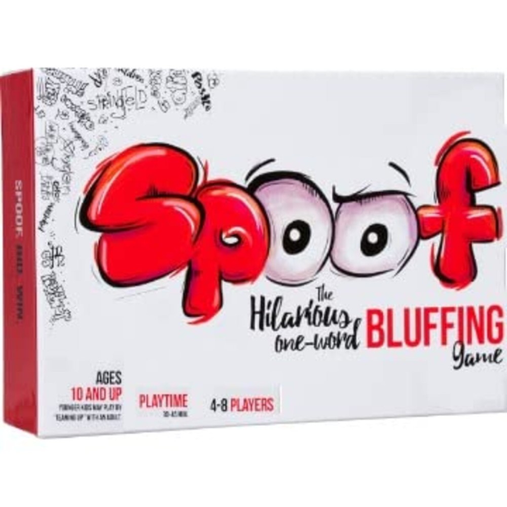 Inspiration Play Spoof Family Party Bluffing Board Game - Funny and Great for Groups Ages 8 and Up - 3-8 Players Inspiration Play Spoof Family Party Bluffing Board Game - Funny and Great for Groups Ages 8 and Up - 3-8 Players