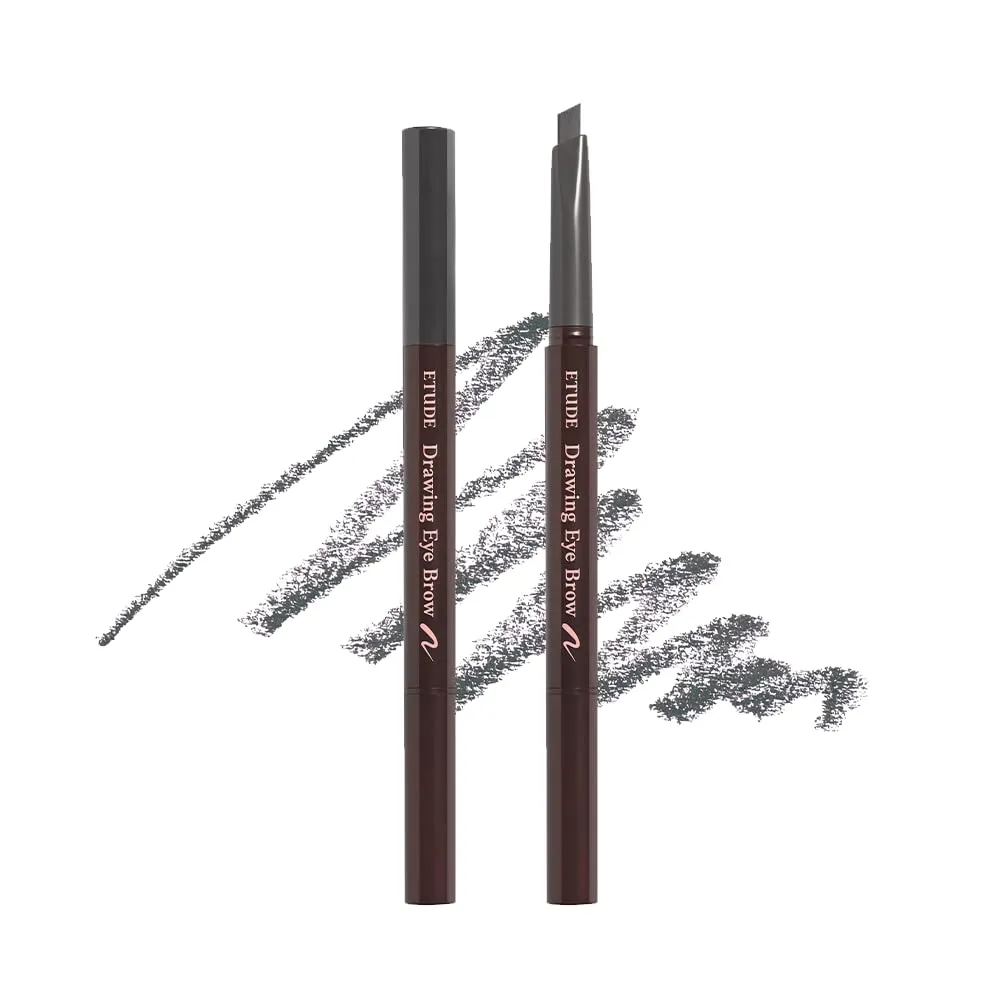 ETUDE Drawing Eye Brow 4 Dark Gray | Long Lasting Eyebrow Pencil for Soft Textured Natural Daily Look Eyebrow Makeup | Korean Makeup, Kbeauty, Perfect for Gift ETUDE Drawing Eye Brow 4 Dark Gray | Long Lasting Eyebrow Pencil for Soft Textured Natural Daily Look Eyebrow Makeup | Korean Makeup, Kbeauty, Perfect for Gift