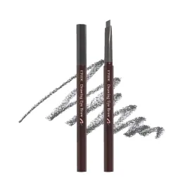 ETUDE Drawing Eye Brow 4 Dark Gray | Long Lasting Eyebrow Pencil for Soft Textured Natural Daily Look Eyebrow Makeup | Korean Makeup, Kbeauty, Perfect for Gift