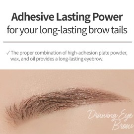 ETUDE Drawing Eye Brow 1 Dark Brown | Long Lasting Eyebrow Pencil for Soft Textured Natural Daily Look Eyebrow Makeup | Korean Makeup, Kbeauty, Perfect for Gift ETUDE Drawing Eye Brow 1 Dark Brown | Long Lasting Eyebrow Pencil for Soft Textured Natural Daily Look Eyebrow Makeup | Korean Makeup, Kbeauty, Perfect for Gift