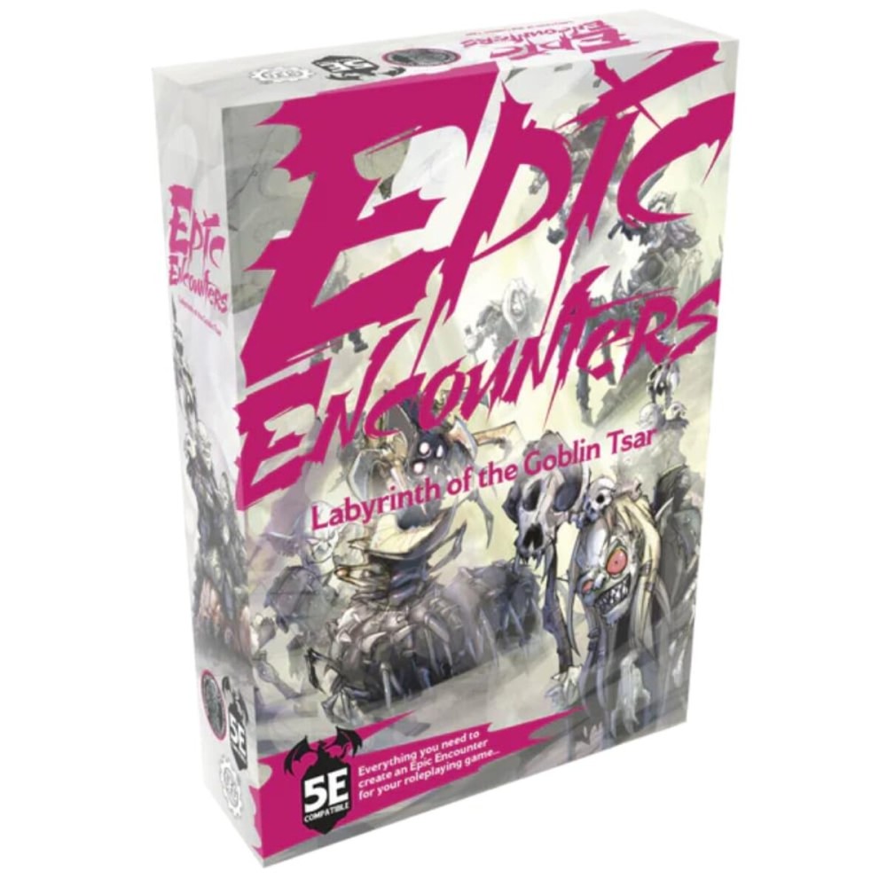 Steamforged Games Epic Encounters: Labyrinth of The Goblin Tsar - 20 Unpainted Miniatures Compatible with DND Dungeons and Dragons and Other Tabletop RPG TTRPG Games