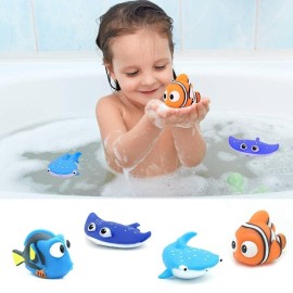 Kid Shower Toy Baby Bath Squirt Toys,Shark Bathtub Water Toys,4pcs Toddlers Infant Swimming Pool Toys,for Birthday Gifts Summer Beach,Pool Activity Kid Shower Toy Baby Bath Squirt Toys,Shark Bathtub Water Toys,4pcs Toddlers Infant Swimming Pool Toys,for Birthday Gifts Summer Beach,Pool Activity