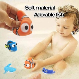 Kid Shower Toy Baby Bath Squirt Toys,Shark Bathtub Water Toys,4pcs Toddlers Infant Swimming Pool Toys,for Birthday Gifts Summer Beach,Pool Activity Kid Shower Toy Baby Bath Squirt Toys,Shark Bathtub Water Toys,4pcs Toddlers Infant Swimming Pool Toys,for Birthday Gifts Summer Beach,Pool Activity