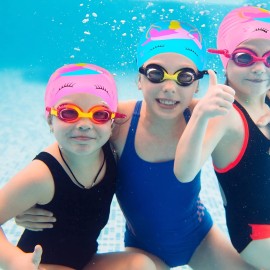 2 pcs Kids Swim Cap Silicone Swimming Cap for Boys Girls (Age 3-12) Cover Ears Waterproof Bathing Cap Keep Hair Dry Swimming Hat for Hair 2 pcs Kids Swim Cap Silicone Swimming Cap for Boys Girls (Age 3-12) Cover Ears Waterproof Bathing Cap Keep Hair Dry Swimming Hat for Hair