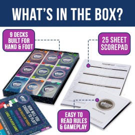 Hand & Foot Remastered 8 Player Edition - Card Game for Adults & Families Hand & Foot Remastered 8 Player Edition - Card Game for Adults & Families
