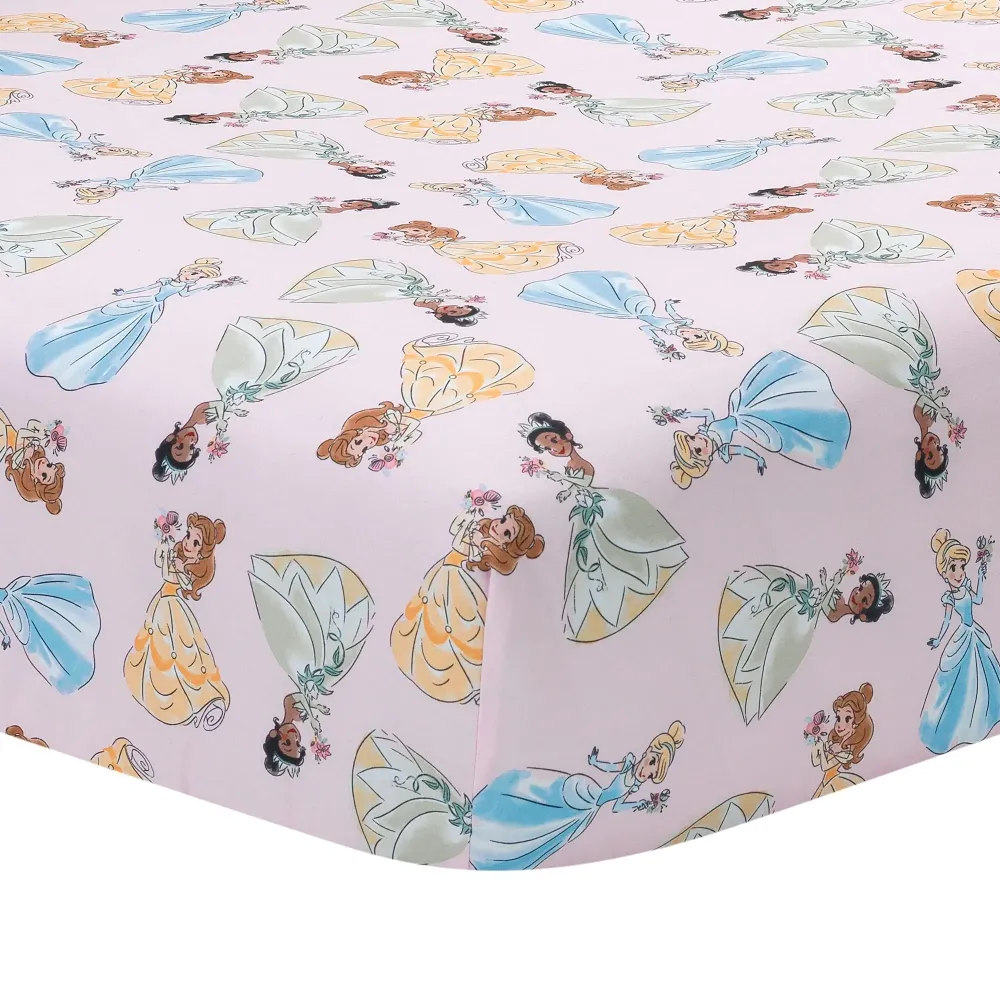 Disney Princesses Fitted Crib Sheet Disney Princesses Fitted Crib Sheet