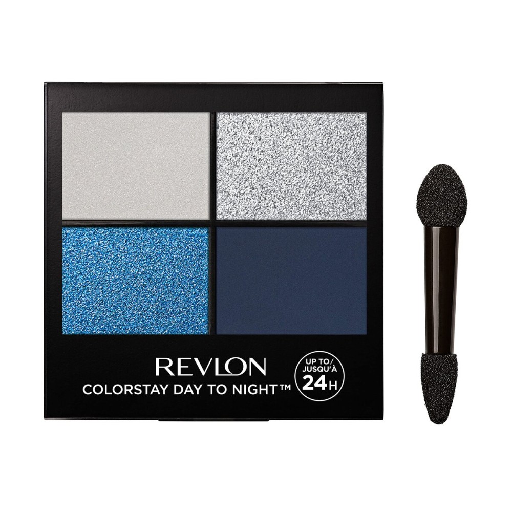 REVLON ColorStay Day to Night Eyeshadow Quad, Longwear Shadow Palette with Transitional Shades and Buttery Soft Feel, Crease & Smudge Proof, 580 Gorgeous, 0.16 oz REVLON ColorStay Day to Night Eyeshadow Quad, Longwear Shadow Palette with Transitional Shades and Buttery Soft Feel, Crease & Smudge Proof, 580 Gorgeous, 0.16 oz