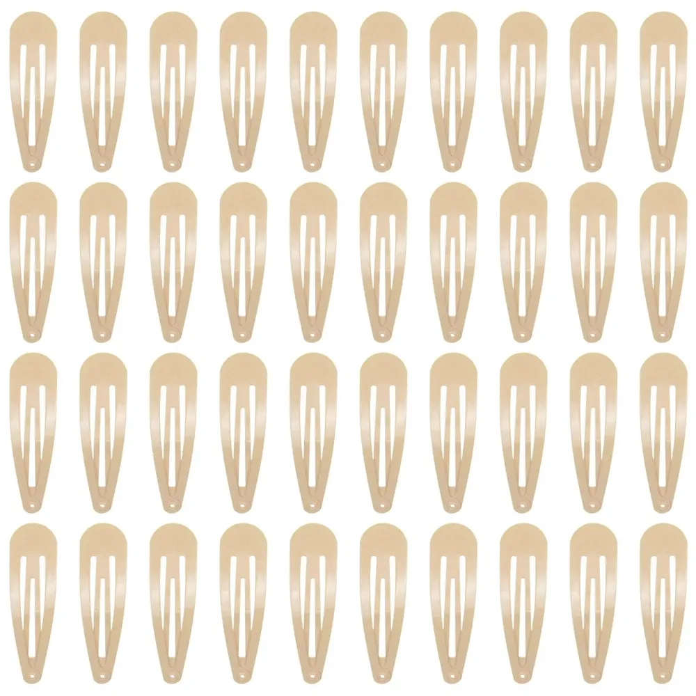 40 Counts Colorful Metal Snap Hair Clips 2 Inch Barrettes for Women Accessories (taupe) 40 Counts Colorful Metal Snap Hair Clips 2 Inch Barrettes for Women Accessories (taupe)