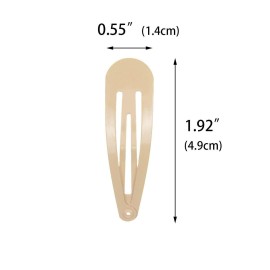 40 Counts Colorful Metal Snap Hair Clips 2 Inch Barrettes for Women Accessories (taupe) 40 Counts Colorful Metal Snap Hair Clips 2 Inch Barrettes for Women Accessories (taupe)