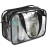 Auseibeely Clear Cosmetics Bag Toiletry Bag, Large Clear Travel Bag for Toiletries, Waterproof & Draining Transparent Makeup Bag Tote Bag, Carry On Airport Airline Compliant Bag for Men Women