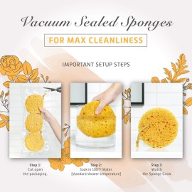 Spongentle Deep Cleansing Body Loofah Sponge, Natural Colors, for Bath and Shower, Multiple Textures for Gentle and Deep Exfoliation, Generous and Rich Lather, (Pack of 3) Spongentle Deep Cleansing Body Loofah Sponge, Natural Colors, for Bath and Shower, Multiple Textures for Gentle and Deep Exfoliation, Generous and Rich Lather, (Pack of 3)