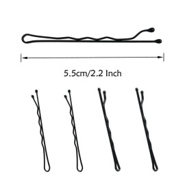 330 Pcs 2.2 Inch Black Bobby Pins, Set of Hairpins with Box, Premium Hair Pins for Kids, Girls and Women, Great for All Hair Types