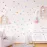 123 Pcs Pastel Polka Dots Wall Stickers, Colorful Round Wall Decal, Peel and Stick Rainbow Wall Stickers, Multicolor Circle Window Clings Decoration for Nursery Wallpaper Kids Bedroom Classroom Wall