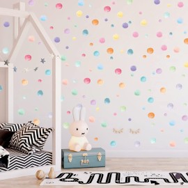 123 Pcs Pastel Polka Dots Wall Stickers, Colorful Round Wall Decal, Peel and Stick Rainbow Wall Stickers, Multicolor Circle Window Clings Decoration for Nursery Wallpaper Kids Bedroom Classroom Wall 123 Pcs Pastel Polka Dots Wall Stickers, Colorful Round Wall Decal, Peel and Stick Rainbow Wall Stickers, Multicolor Circle Window Clings Decoration for Nursery Wallpaper Kids Bedroom Classroom Wall
