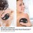 INNERNEED Soft Silicone Body Scrubber Handheld Shower Cleansing Brush, Gentle Exfoliating and Massage for All Kinds of Skin (Black)