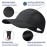 GADIEMKENSD Men Outdoor Hat Reflective Folding Running Sport Hats Summer Cool UPF 50 Sun Unstructured Baseball Caps for Men Women Breathable Light Quick Dry Travel Golf Hat Black