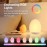JolyWell Night Light for Kids, Egg Light for Nursery with 7 RGB Colors Changeable & Stepless Dimming, Rechargeable Tap Light with 1h Timer & Touch Control, Portable Night Light for Babies BPA Free