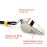 Hipat Whistle, 3 Pack Stainless Steel Sports Whistles with Lanyard, Loud Crisp Sound Whistles Great for Coaches, Referees, and Officials