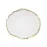 Resin Nail Art Palette, Nail Painting Mixed Color Palette, Gilded Edge Nail Gel Color Makeup Display Board Pallet (White)