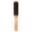 GranNaturals Boar Bristle Slick Back Hair Brush - Soft/Medium Smoothing Hairbrush to Style, Polish, & Lay Hair Down Flat to Create a Sleek Frizz Free Hairstyle for Women and Men - Wooden Handle