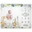 Popfavors, Yuzioey Safari Baby Monthly Milestone Blanket - Jungle Animals Growth Chart for Nursery Decor - White, 50Inx40In - Includes Marker