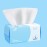 Cotton Facial Dry Wipes, 100 Count, Deeply Cleansing Disposable Face Towel Wash Cloth, Multi-Purpose for Skin Care, Make-up and Face Wipes, Facial Cleansing