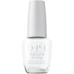 OPI Nature Strong Strong as Shell | Opaque Bright White Crme Natural Origin Nail Polish | Plant Based, Vegan, Cruelty Free