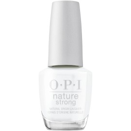 OPI Nature Strong Strong as Shell | Opaque Bright White Crme Natural Origin Nail Polish | Plant Based, Vegan, Cruelty Free