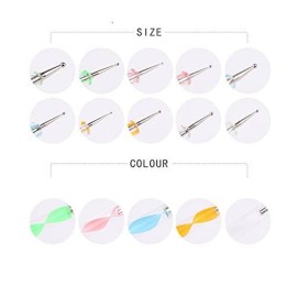 Artdone Nail Art Brushes set,Nail Art Tool Set,Nail Dotting Tools,Nail Dust Brush,Striping Nail Art Brushes for Long Lines,Nail Drawing Pen For Nail Design.