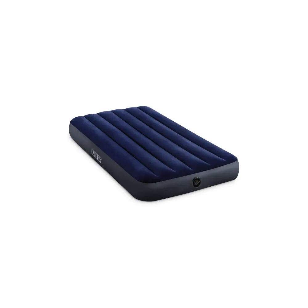 Intex 64757E Dura-Beam Standard Downy Air Mattress: Fiber-Tech - Twin Size - 10in Bed Height - 300lb Weight Capacity - Pump Sold Separately Intex 64757E Dura-Beam Standard Downy Air Mattress: Fiber-Tech - Twin Size - 10in Bed Height - 300lb Weight Capacity - Pump Sold Separately