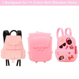 ENOCHT 19 Pcs Girl Doll School Accessories Backpack Mini Desk Lamp Laptop Mini Globe Glasses and Headset for 11.5 Inch Doll School Playset ENOCHT 19 Pcs Girl Doll School Accessories Backpack Mini Desk Lamp Laptop Mini Globe Glasses and Headset for 11.5 Inch Doll School Playset
