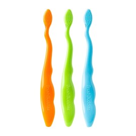 Brush Buddies Blippi Kids Toothbrushes, Manual Toothbrushes for Kids, Toothbrush for Toddlers 2-4 Years, Blippi Childrens Toothbrush, Soft Toothbrushes, 3 Count Brush Buddies Blippi Kids Toothbrushes, Manual Toothbrushes for Kids, Toothbrush for Toddlers 2-4 Years, Blippi Childrens Toothbrush, Soft Toothbrushes, 3 Count