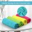 HOMEXCEL Microfiber Cleaning Cloth,12 Pack Cleaning Rags, Cleaning Towels with 4 Color Assorted, 11.5X11.5(Green/Blue/Yellow/Pink)