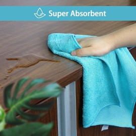 HOMEXCEL Microfiber Cleaning Cloth,12 Pack Cleaning Rags, Cleaning Towels with 4 Color Assorted, 11.5X11.5(Green/Blue/Yellow/Pink) HOMEXCEL Microfiber Cleaning Cloth,12 Pack Cleaning Rags, Cleaning Towels with 4 Color Assorted, 11.5X11.5(Green/Blue/Yellow/Pink)