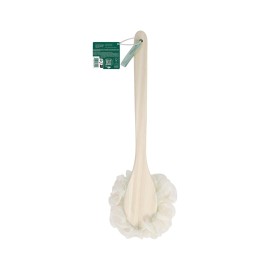 EcoTools EcoPouf Bath Brush, Loofah Brush for Bath & Shower, Made with Long Handle & Recycled, Soft Netting for Gentle Exfoliation, Back Brush for Men & Women, Eco-Friendly & Cruelty-Free, 1 Count EcoTools EcoPouf Bath Brush, Loofah Brush for Bath & Shower, Made with Long Handle & Recycled, Soft Netting for Gentle Exfoliation, Back Brush for Men & Women, Eco-Friendly & Cruelty-Free, 1 Count