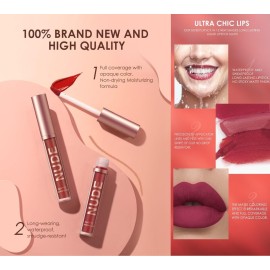 LANGMANNI 6 Matte Lipstick with 6 Lipliners Durable Makeup Set,Long-Lasting Non-Stick Cup Not Fade Waterproof Pigmented Velvet Lipgloss Kit Beauty Cosmetics Makeup Gift for Girls (A) LANGMANNI 6 Matte Lipstick with 6 Lipliners Durable Makeup Set,Long-Lasting Non-Stick Cup Not Fade Waterproof Pigmented Velvet Lipgloss Kit Beauty Cosmetics Makeup Gift for Girls (A)