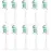 Toothbrush Replacement Heads for Philips Sonicare ProtectiveClean DailyClean Electric Toothbrush Head 1 2 Series Plaque Control Gum 4100 5100 C1 C2 G2 Snap-on, 10 Pack