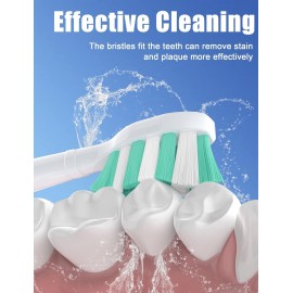 Toothbrush Replacement Heads for Philips Sonicare ProtectiveClean DailyClean Electric Toothbrush Head 1 2 Series Plaque Control Gum 4100 5100 C1 C2 G2 Snap-on, 10 Pack Toothbrush Replacement Heads for Philips Sonicare ProtectiveClean DailyClean Electric Toothbrush Head 1 2 Series Plaque Control Gum 4100 5100 C1 C2 G2 Snap-on, 10 Pack