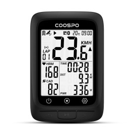 COOSPO Bike Computer GPS Wireless, ANT+ Cycling Computer GPS with Bluetooth, Multifunctional ANT+ Bicycle Computer GPS with 2.4 LCD Screen, Bike Speedometer with Auto Backlight IP67 COOSPO Bike Computer GPS Wireless, ANT+ Cycling Computer GPS with Bluetooth, Multifunctional ANT+ Bicycle Computer GPS with 2.4 LCD Screen, Bike Speedometer with Auto Backlight IP67