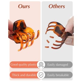 Medium Hair Clips, 18 Pcs 1.38 Inch Hair Claw Clips, No-Slip Jaw Clips for Women and Girls Medium Hair Clips, 18 Pcs 1.38 Inch Hair Claw Clips, No-Slip Jaw Clips for Women and Girls