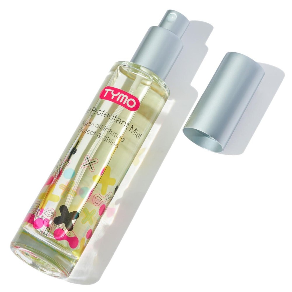 TYMO Heat Protectant Spray for Hair with Argan Oil for Styling Tools, Heat Protection Spray to Smooth & Hydrate, Natural Clean Formulation, Multi-benefit Treatment, Lightweight for All Hair Types TYMO Heat Protectant Spray for Hair with Argan Oil for Styling Tools, Heat Protection Spray to Smooth & Hydrate, Natural Clean Formulation, Multi-benefit Treatment, Lightweight for All Hair Types