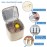 BABEYER Breastmilk Cooler Bag with Ice Pack Fits 4 Baby Bottles Up to 9 Ounce, Baby Bottle Bag Great for Nursing Mom Daycare