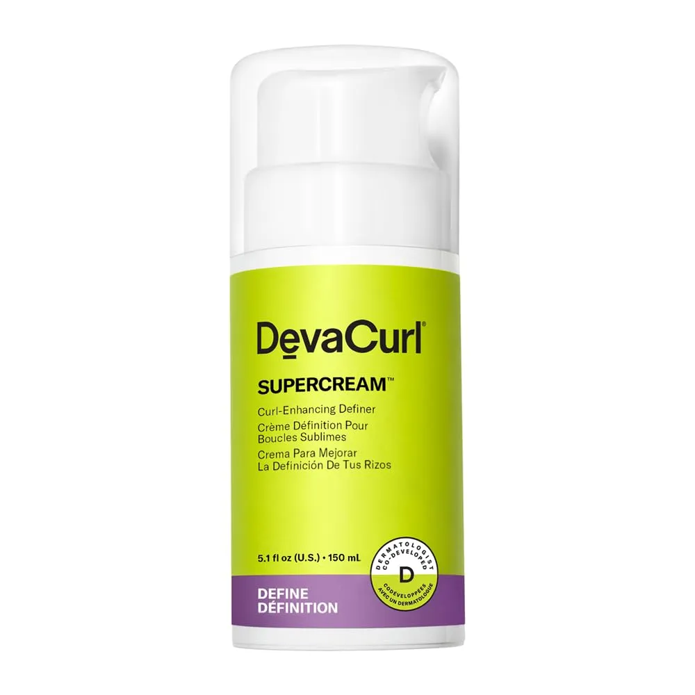 DevaCurl SuperCream, Curl-Enhancing Definer, Define Definition, 5.1 fl. oz. DevaCurl SuperCream, Curl-Enhancing Definer, Define Definition, 5.1 fl. oz.