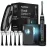 Aquasonic Black Series PRO - Ultra Whitening Toothbrush w UV Sanitizing Base - 5 Modes & Smart Timers - Premium Travel Case - Power Toothbrush - ADA Approved Toothbrush