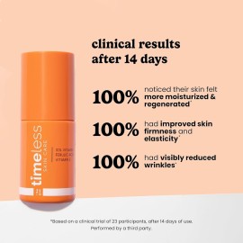 Timeless Skin Care Vitamin C Serum with Vitamin E & Ferulic Acid - Serum - for Oily & Dry Skin - Fragrance-Free - 1 Fl oz
