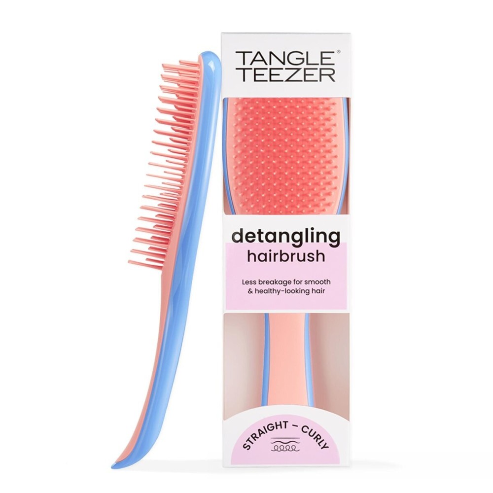 Tangle Teezer Ultimate Detangler Hairbrush for Wet & Dry Hair, Eliminates Knots & Reduces Breakage for All Hair Types, Apricot Blaze Tangle Teezer Ultimate Detangler Hairbrush for Wet & Dry Hair, Eliminates Knots & Reduces Breakage for All Hair Types, Apricot Blaze