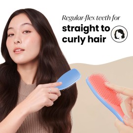 Tangle Teezer Ultimate Detangler Hairbrush for Wet & Dry Hair, Eliminates Knots & Reduces Breakage for All Hair Types, Apricot Blaze Tangle Teezer Ultimate Detangler Hairbrush for Wet & Dry Hair, Eliminates Knots & Reduces Breakage for All Hair Types, Apricot Blaze